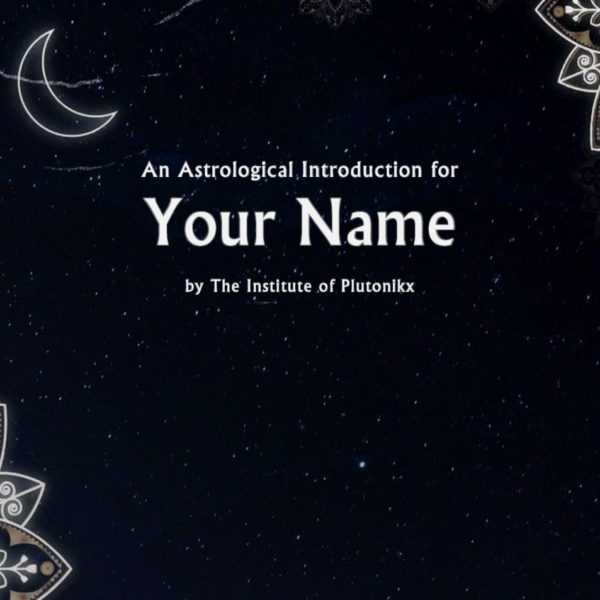Your Personalised Astrological Introduction